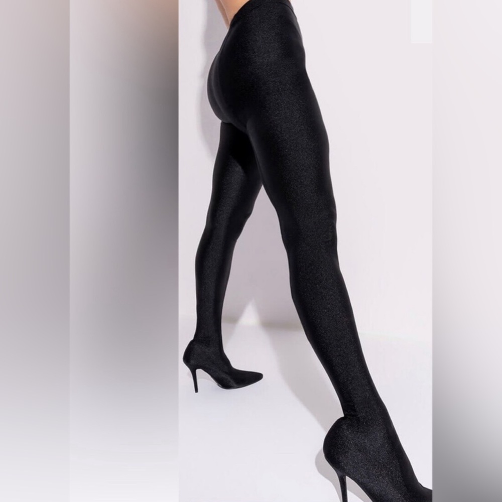 Azalea Wang NIB TayTay black stiletto boot pant